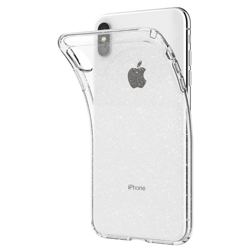Spigen iPhone XS Max Case Liquid Crystal Glitter - Crystal Quartz